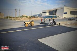 ۳۹ تن آسفالت در سطح منطقه ۹ تبریز توزیع شد