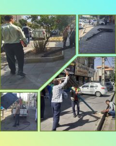 تابلو های تبلیغاتی غیرمجاز