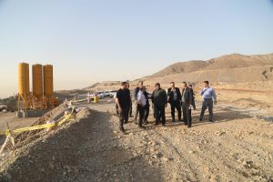 بازدید ابر پروژه آزادراه شهید شوشتری تا رصد وضعیت نگهداشت شهر ناحیه ٢