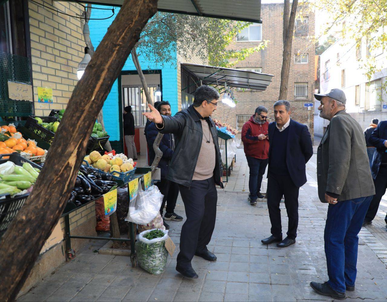 بازدیدهای میدانی شهردار منطقه۱۲ از محدوده بازار تهران