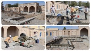 محوطه‌سازی پارک موزه اوحدیه مراغه