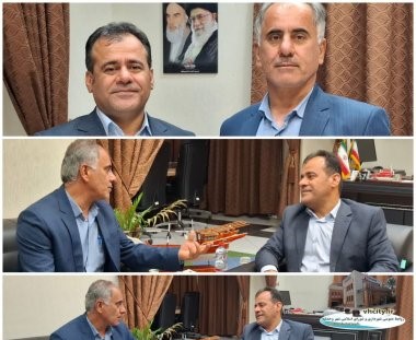 نشست شهردار وحدتیه با معاون هماهنگي امور اقتصادی استانداری بوشهر