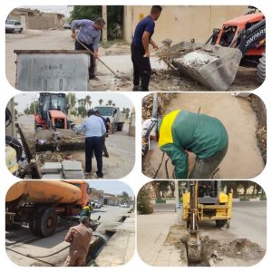 تلاش شبانه‌روزی خدمات شهری شهرداری مهران برای خلق شهری پاک و زیبا