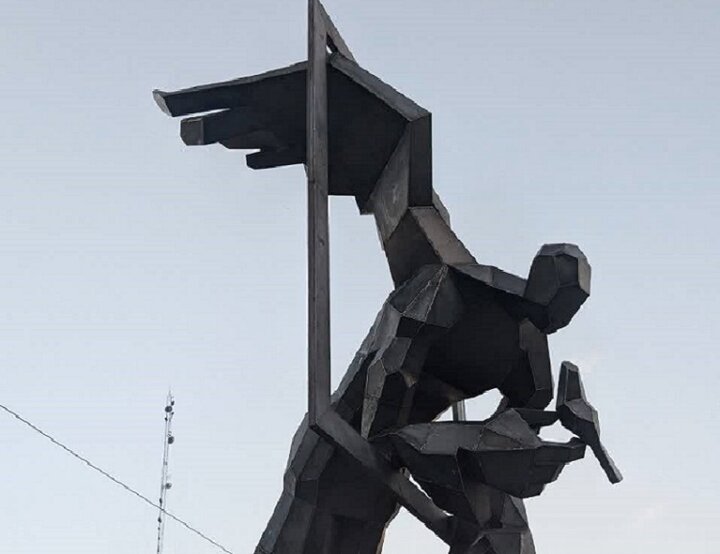 جانمایی المان نگهبان مهربانی در سعادت‌آباد تهران