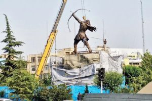 بزرگ‌ترین مجسمه برنزی خاورمیانه