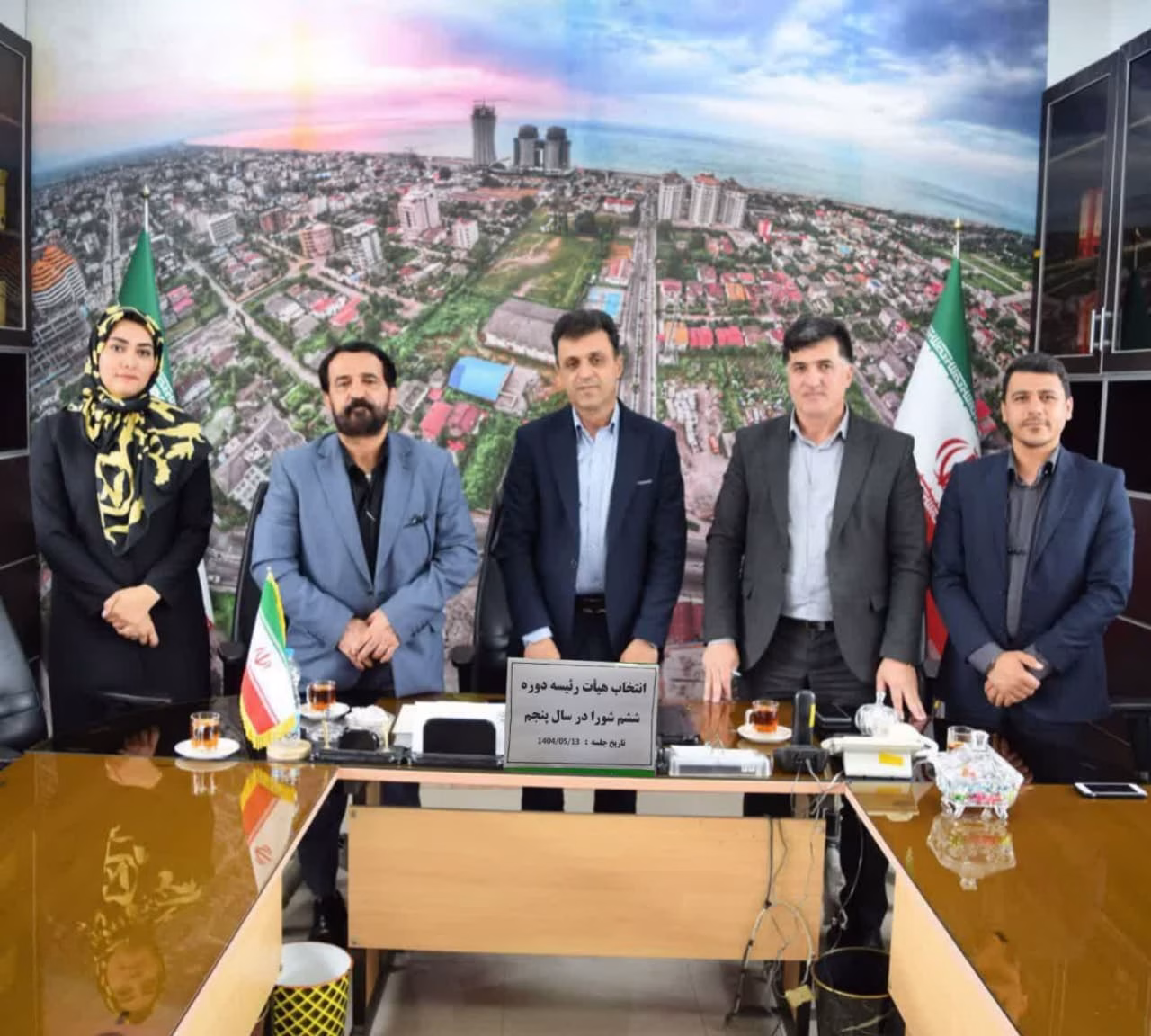 برگزاری انتخابات هیئت رئیسه شورای اسـلامی شـهر سـلمانشهر در سـال پـنجم دوره شـشم