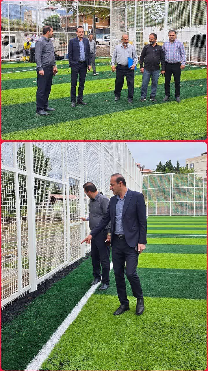 بـازدید مـیدانـی شـهردار سـلمانشهر از پـروژه‌هـای عـمرانـی و فـضای سبز