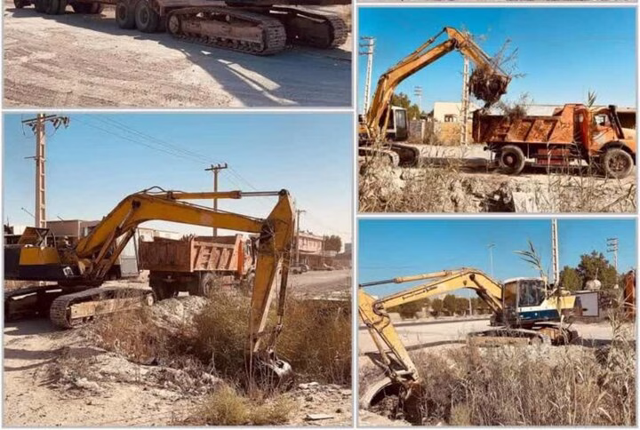 آغاز عملیات لایروبی کانال‌های آب‌های سطحی در بوشهر