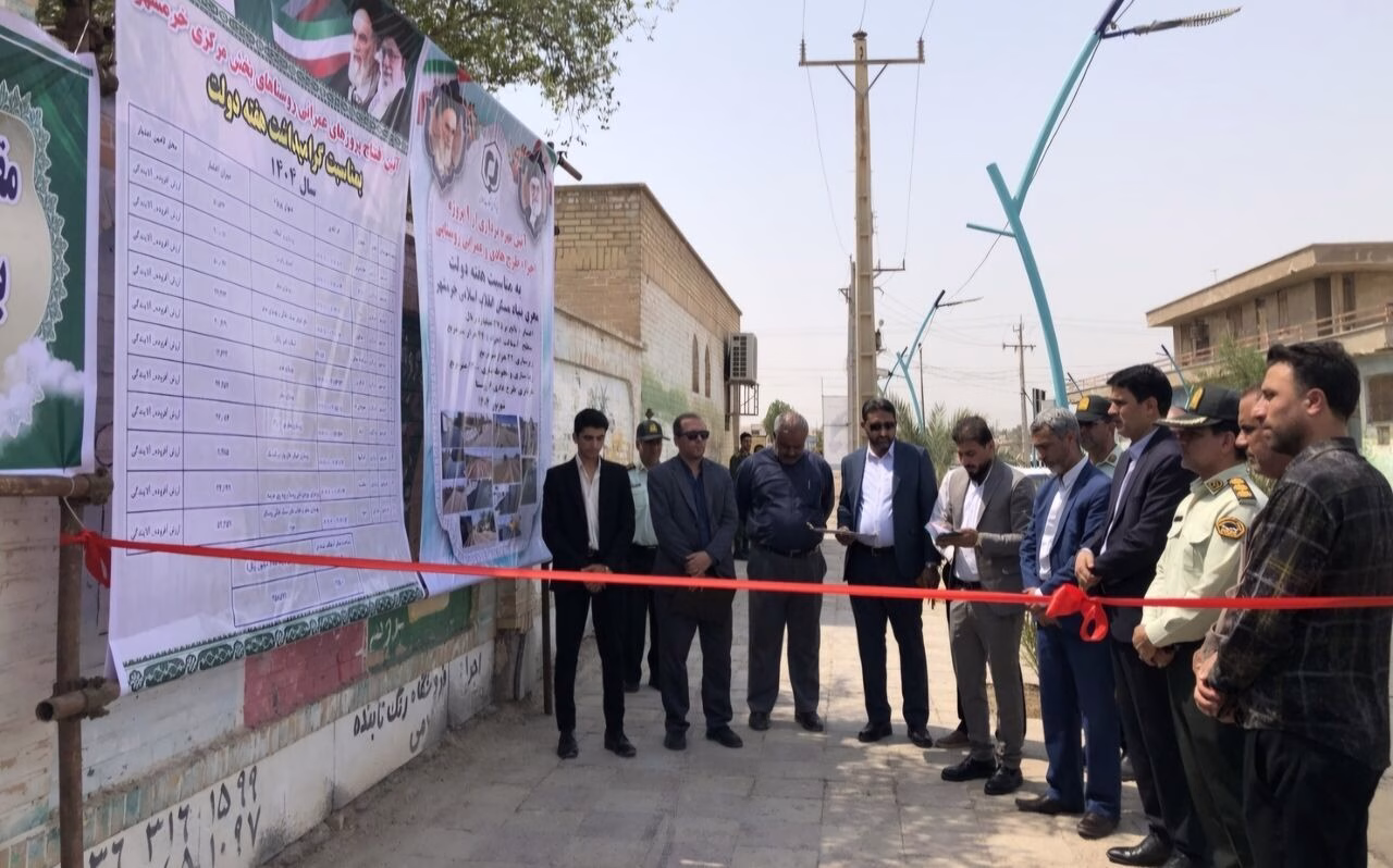 بهسازی۸۳ درصد معابر روستایی خرمشهر