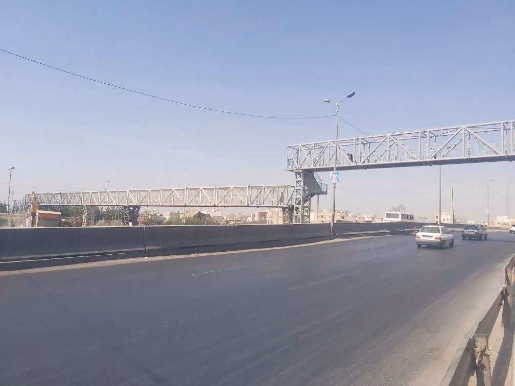 پل عابرپیاده ایستگاه معدن بازطراحی شد ایمنی عابران و روان‌سازی تردد