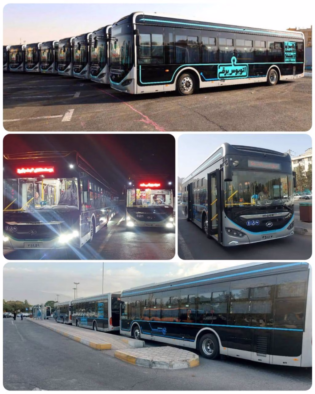 سومین خط اتوبوس در منطقه ۲۰ برقی‌سازی شد