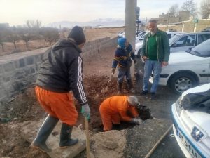 اجرای طرح پاکسازی و لایروبی انهار روباز و روبسته در سطح شهر خرم دره