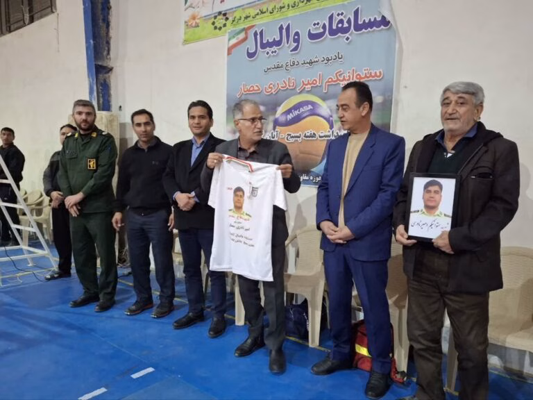 افتتاحیه مسابقات والیبال گرامیداشت هفته بسیج