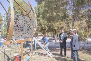 بهره‌برداری از چندین طرح عمرانی و ورزشی در باغین