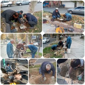 بهسازی پایه‌های روشنایی بلوار سیف‌الدوله ملایر