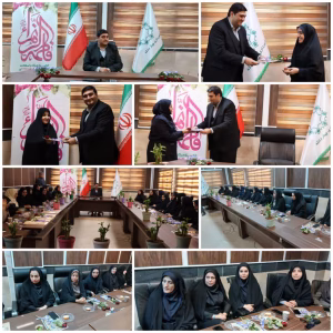 تجلیل از بانوان شاغل در شهرداری چهاردانگه