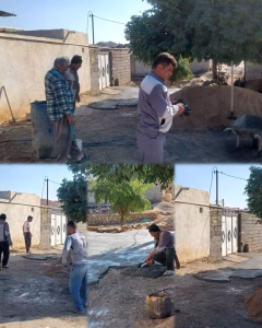 تداوم بهسازی معابر در کوی شهید مهرابی