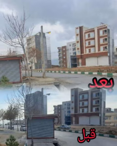 ساماندهی دکه ی واقع در میدان ولیعصر ( شهرک زیبا)