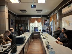 ارزیابی طرح بوستان بعثت در جلسه‌ای با حضور شهردار آبیک