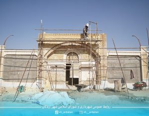 تداوم عملیات عمرانی پارک بانوان جنت‌آباد رادکان