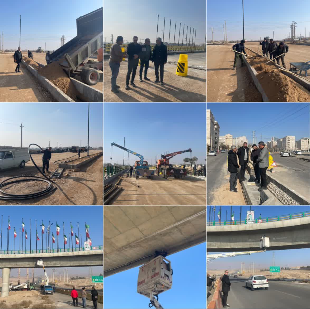 فعالیت مستمر شهرداری سمنان در تعطیلات