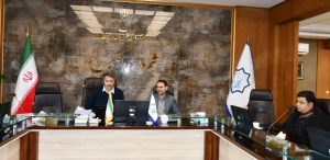 جلسه ویدئو کنفرانس در خصوص اجرای پروژه GNAF در شهر گلبهار