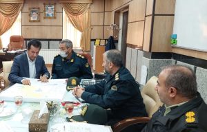 دیدار معاونت هماهنگی فرمانده انتظامی استان همدان با شهردار بهار