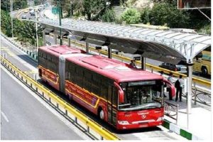 ساماندهی ایستگاه‌های BRT بزرگراه شهید چمران تهران