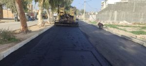 عملیات اجرایی روکش آسفالت معابر سطح شهر مهران
