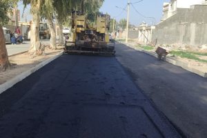 عملیات اجرایی روکش آسفالت معابر سطح شهر مهران