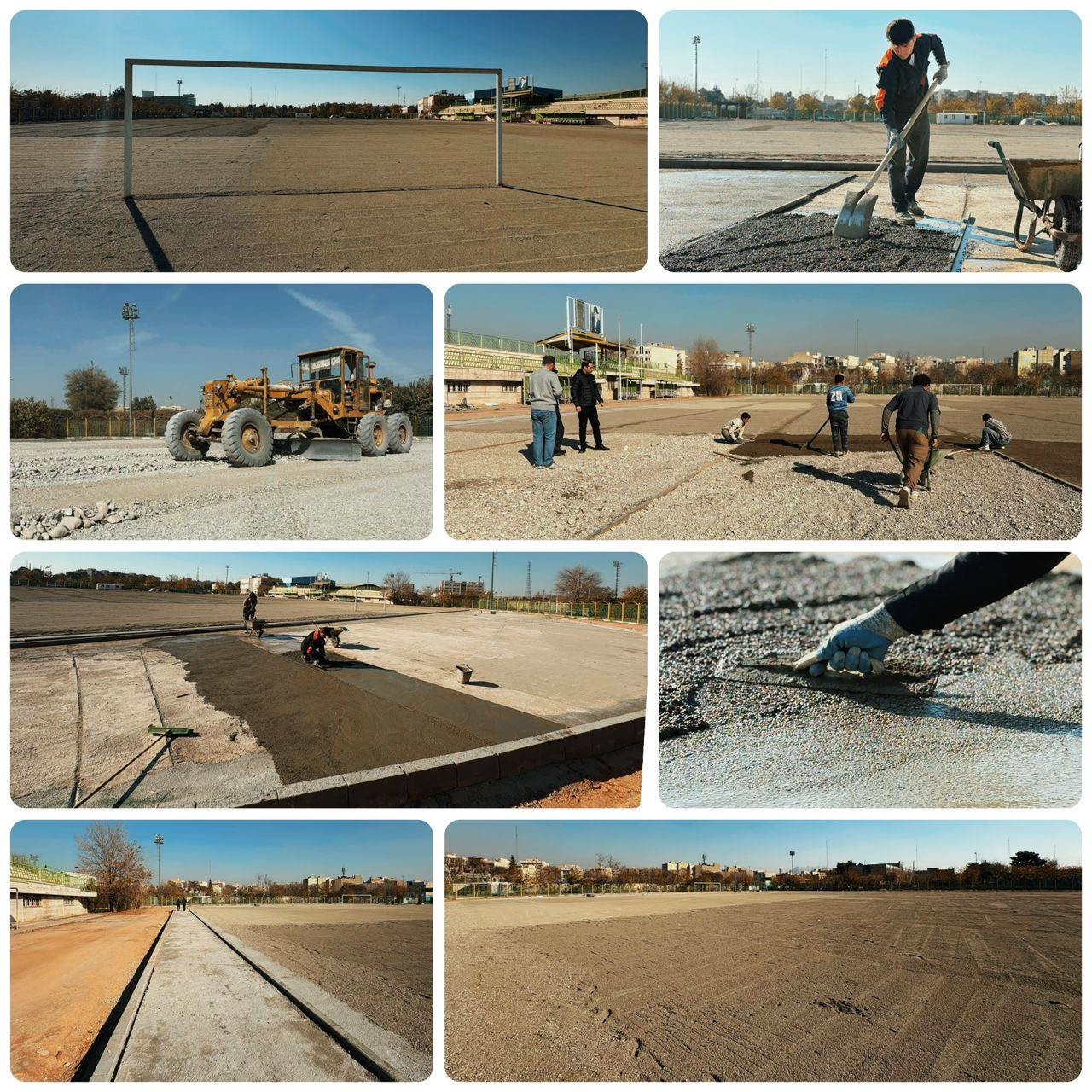 پیشرفت ۶۵ درصدی پروژه زمین چمن مصنوعی ورزشگاه شهید مدرس در منطقه ۲۰