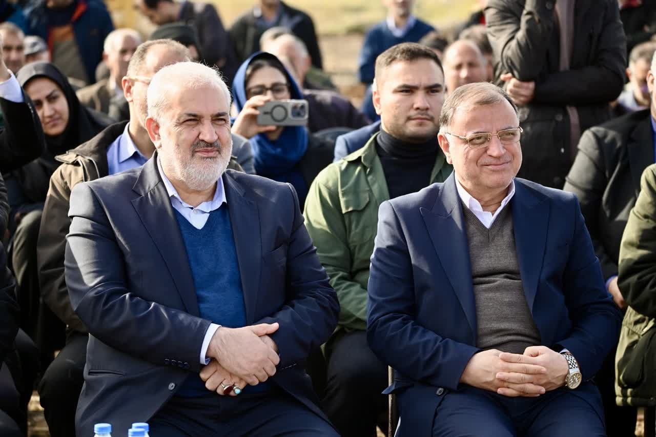 آغاز عملیات اجرایی شبکه آبیاری نرماب در مینودشت با حضور وزیر نیرو