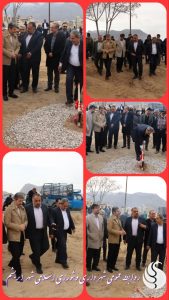 آیین کلنگ‌زنی پروژه ساخت ۲۵۶ واحد مسکونی و ۴۲ واحد تجاری در شهرک نگین محله حسن‌آباد شهر ابریشم برگزار شد.