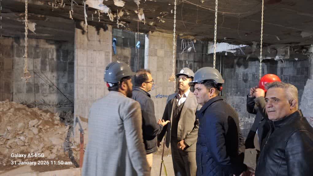 بازدید دکتر حمیدی شهردار اسلامشهر از پروژه‌های مهم عمرانی شهر