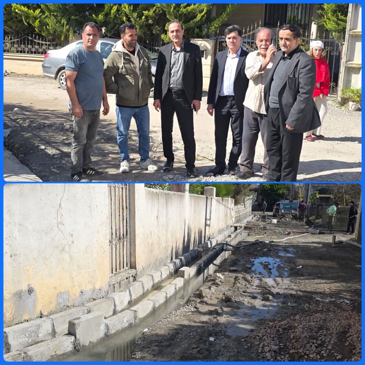 بازدید میدانی شهردار و اعضای شورای اسلامی شهر سلمانشهر از پروژه‌های عمرانی سطح شهر