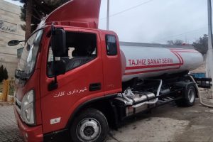 تجهیز ناوگان خدماتی شهرداری کلات نادر با خرید یکدستگاه کامیونت حمل آب