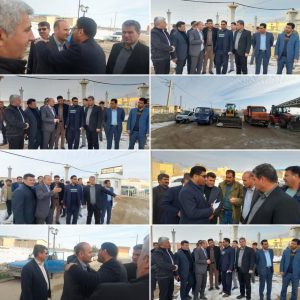 حضور دکتر علی آذری نماینده مردم شریف شهرستان های قوچان و فاروج در شهرداری تیتکانلو