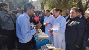 دستور معاون توسعه روستایی رئیس‌جمهور برای حمایت فوری از واحد فرآوری خرما در قلعه‌گنج