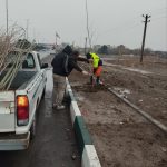 شروع اجرای برنامه درختکاری کنار جاده ترانزیت بیدستان