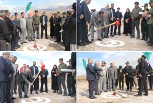 كلنگ غسالخانه جدید زرند بر زمین نشست