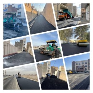 نهضت آسفالت در شهر وحیدیه