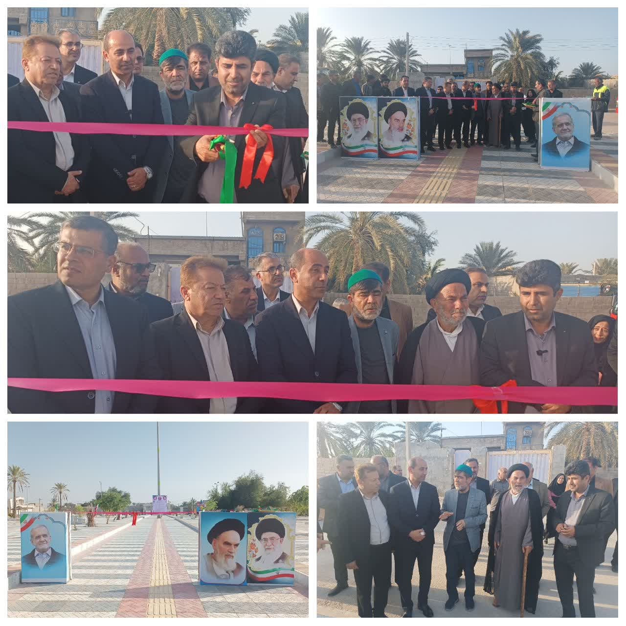 پروژه‌های شهری کاکی با اعتبار ۷۵۴ میلیارد ریال بهره برداری و کلنگ زنی شد