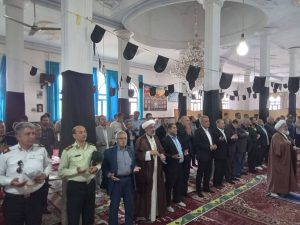 میز خدمت شهرداری در نماز جمعه کلیبر