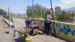 نصب-حفاظ-ایمنی-در-دیوار-جنوبی-پارک