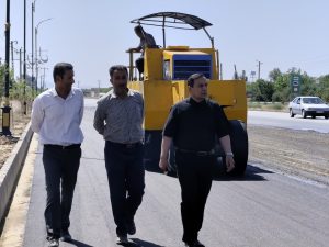 آغاز عملیات آسفالت‌ریزی پارک کوهستان عجب‌شیر