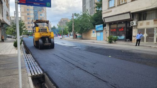 تکمیل عملیات آسفالت‌ریزی خیابان شهید آقالاری