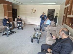 دیدار شهردار و اعضای شورای اسلامی شهر گوگان با مدیرکل برنامه و بودجه آذربایجان شرقی