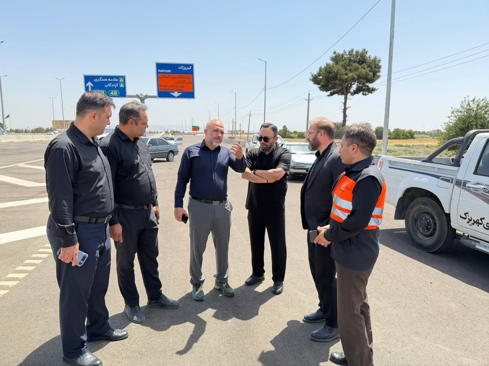 بازگشایی-موقت-ورودی-کهریزک-از-آزادراه