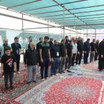 خدمت رسانی موکبهای شهر آبیک به زائران مراسم وداع